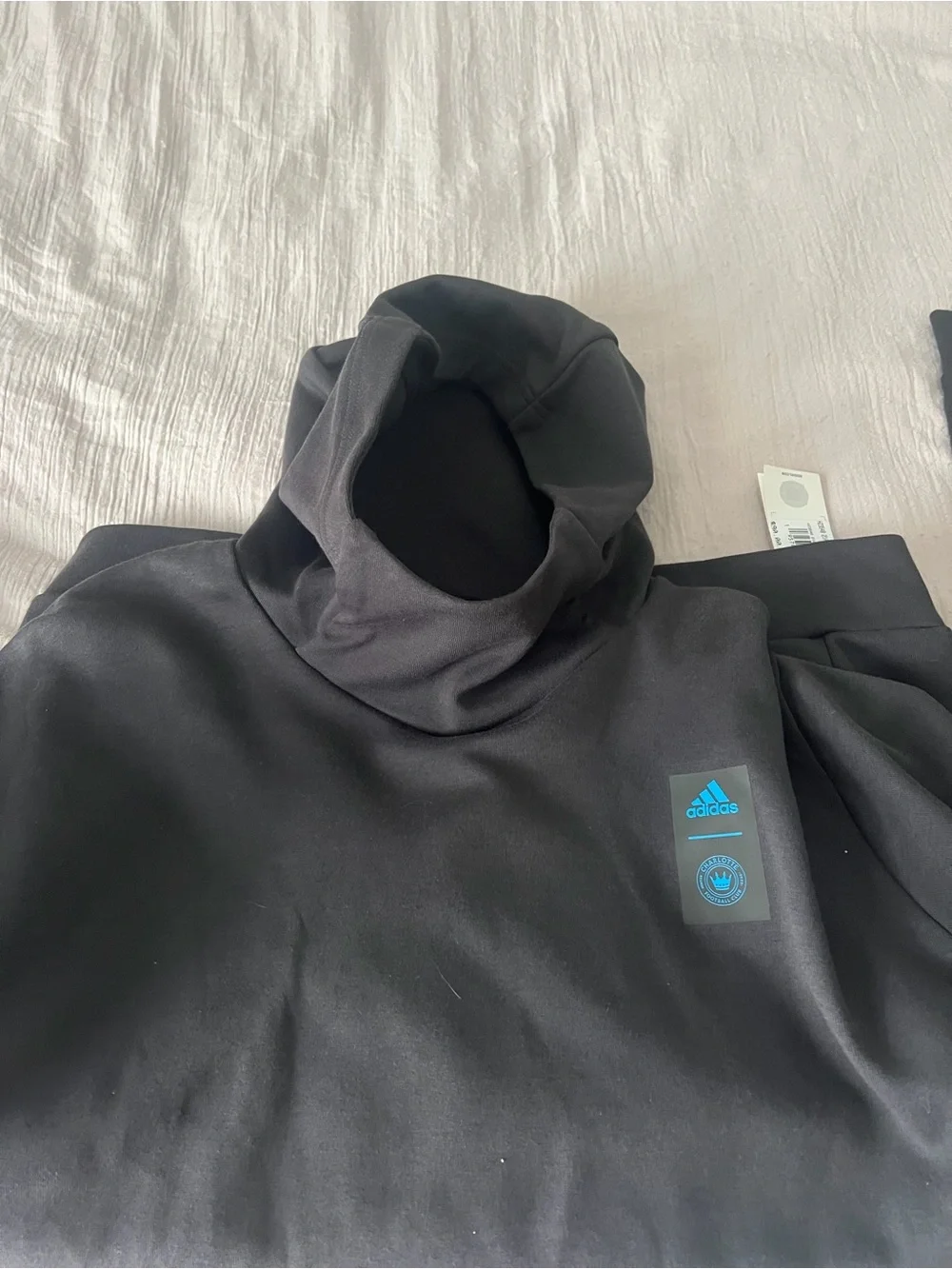 adidas MLS Charlotte Black Men’s Pullover Hoodie